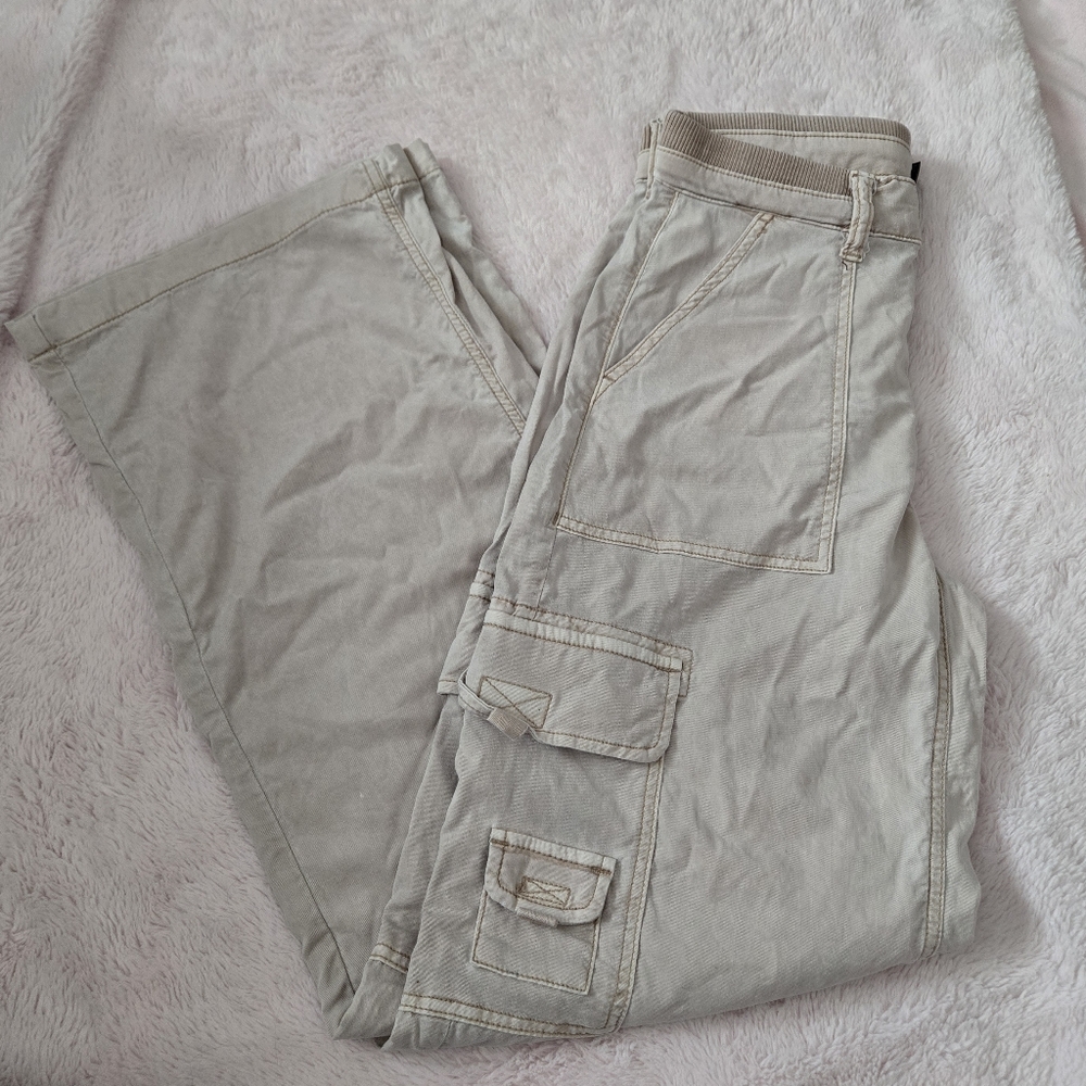 American Eagle Outfitters Tan Fargo Pants Size 2 Long
